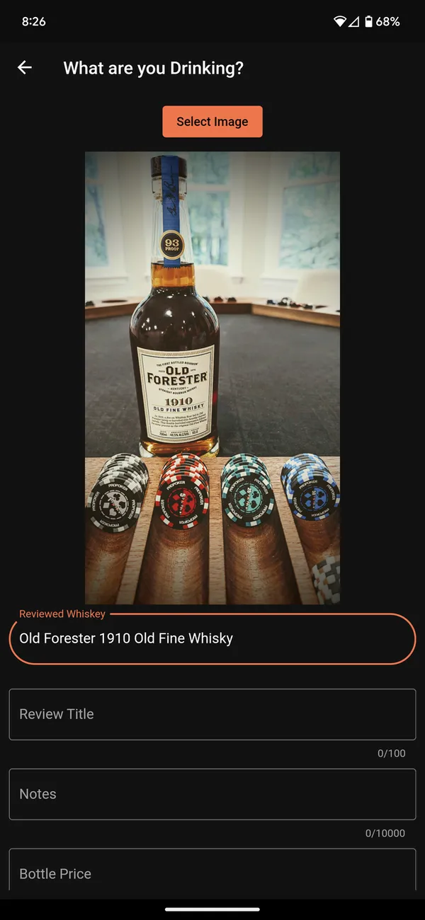 Write a whiskey review