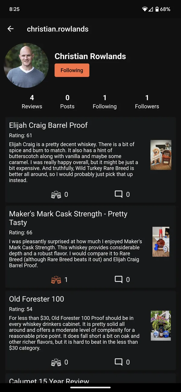 User profile